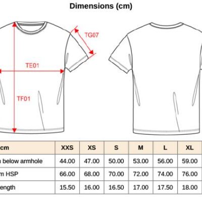 Bio IC T-Shirt Kariban | K 3032IC Grössentabelle Bio IC T-Shirt Kariban | K 3032IC Grössentabelle