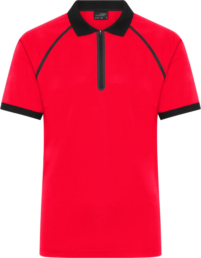 Herren Piqué Polo mit Zip Daiber | JN 1308