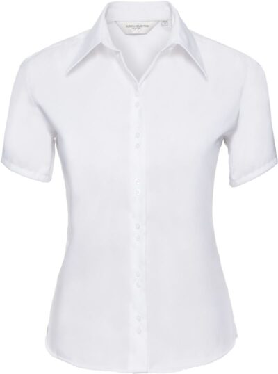 Bluse kurzarm bügelfrei Russell | 957F Bluse kurzarm bügelfrei Russell | 957F