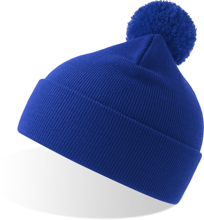 Strickmütze mit Pompon Atlantis | Wind-S Pompom
