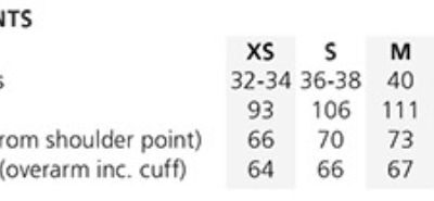 Sweater Kustom Kit | KK 332 Grössentabelle Sweater Kustom Kit | KK 332 Grössentabelle