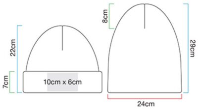 Thinsulate™ Strickmütze Beechfield | B 447 Grössentabelle