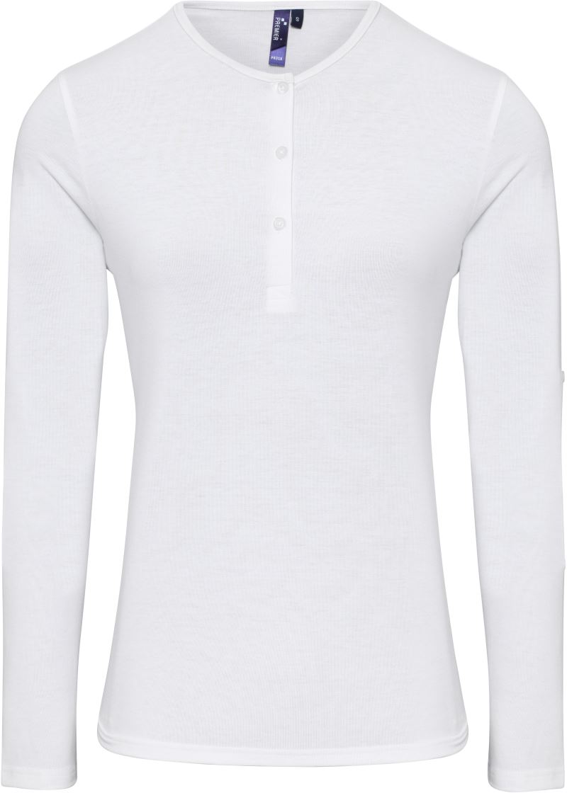 Damen Rollärmel T-Shirt langarm Premier | PR 318