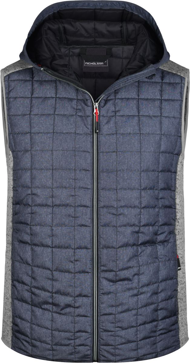 Herren Hybrid Strickfleece Gilet Daiber | JN 768