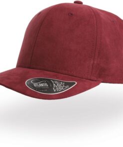 6 Panel Kappe Velourleder-Optik Atlantis | Fam