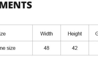 Bio Fairtrade Baumwolltasche mit Zipp Neutral | O 90053 Grössentabelle