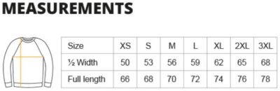 Schwerer Bio IC Sweater "Tiger" Neutral | T 63001 Grössentabelle Schwerer Bio IC Sweater "Tiger" Neutral | T 63001 Grössentabelle