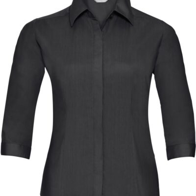 Popeline Bluse 3/4 Arm Russell | 926F Popeline Bluse 3/4 Arm Russell | 926F