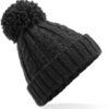 Melange Strickmütze mit Pompon Beechfield | B 480