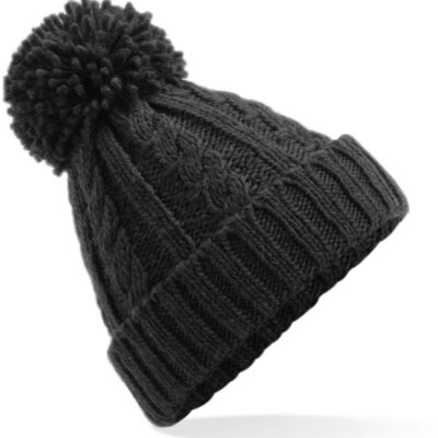 Melange Strickmütze mit Pompon Beechfield | B 480