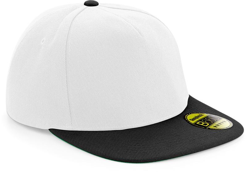 5 Panel Flatpeak Kappe Beechfield | B 660