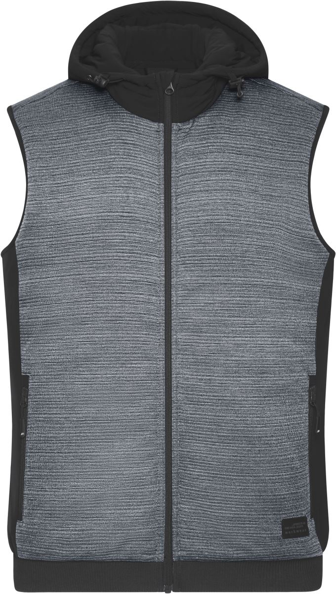 Wattiertes Herren Hybrid Strickfleece Gilet Daiber | JN 1848 Wattiertes Herren Hybrid Strickfleece Gilet Daiber | JN 1848