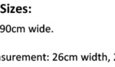 Hüftschürze lang "Colours" Premier | PR 158 Grössentabelle Hüftschürze lang "Colours" Premier | PR 158 Grössentabelle