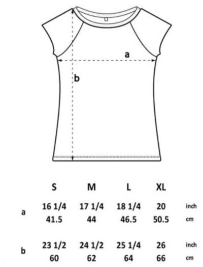 Damen Bambus-Jersey Raglan T-Shirt Continental | N43 Grössentabelle