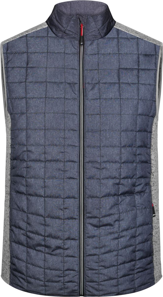 Herren Hybrid Strickfleece Gilet Daiber | JN 740