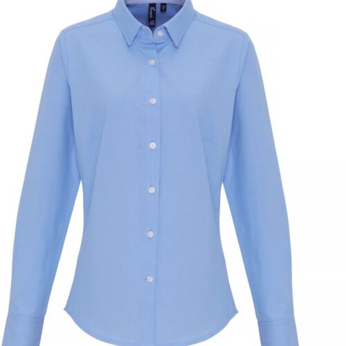 Oxford Bluse Streifen langarm Premier | PR 338