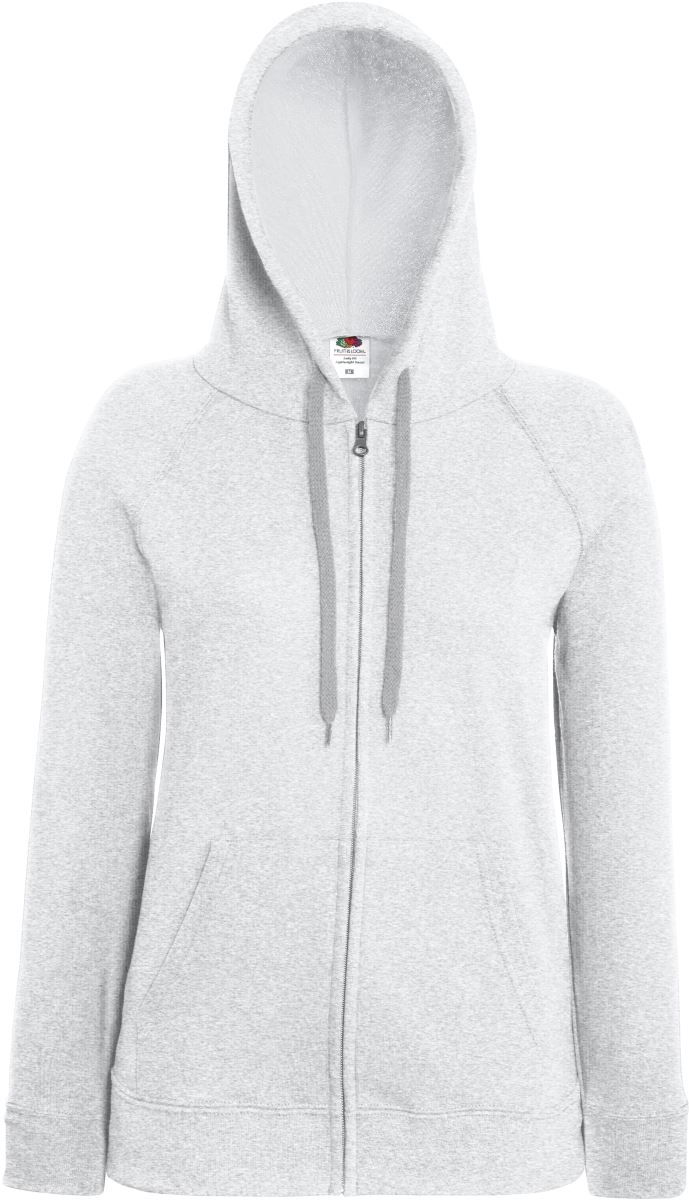 Damen Kapuzen Sweatjacke F.O.L. | Lady-Fit LW Hooded Sweat Jacket