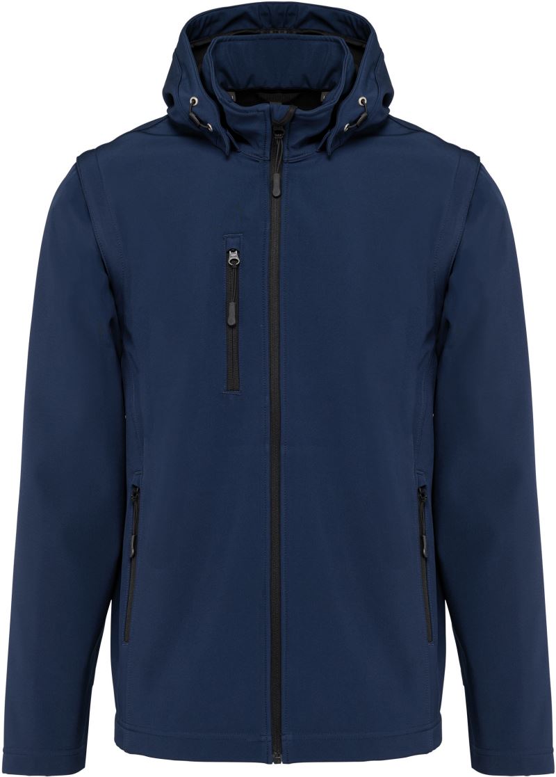 Unisex 3-Lagen Kapuzen Softshell Jacke Kariban | K 422