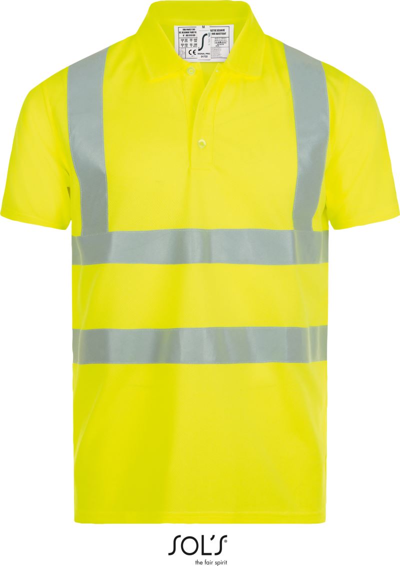 Sicherheits Polo SOL'S | Signal Pro