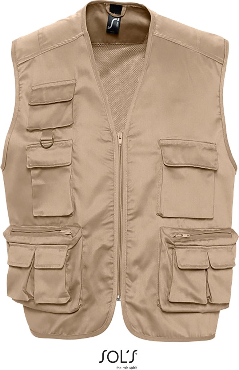Unisex Safari Gilet SOL'S | Wild