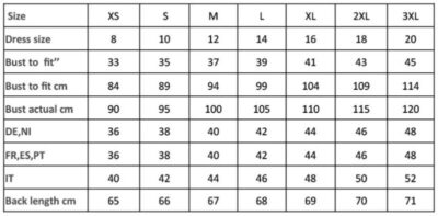 Popeline Stretch Bluse langarm Premier | PR 344 Grössentabelle