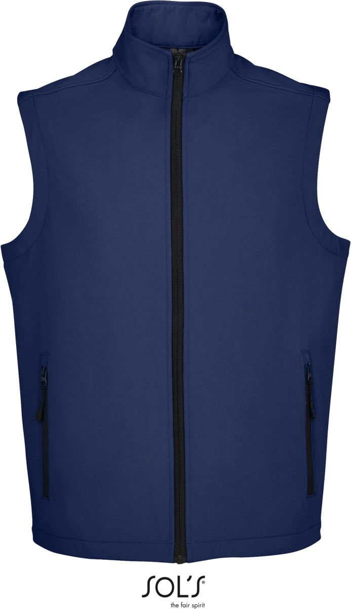 Herren 2-Lagen Softshell Gilet SOL'S | Race BW Men