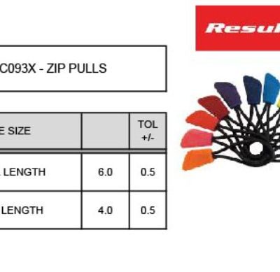 10 Reißverschluss Anhänger Result | R 093X Grössentabelle