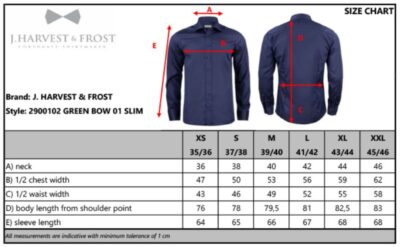 Hemd langarm bügelfrei J. Harvest & Frost | GB 01 Slim Men Grössentabelle Hemd langarm bügelfrei J. Harvest & Frost | GB 01 Slim Men Grössentabelle