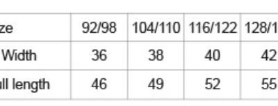 Kinder Bio Kapuzen Sweatjacke Neutral | O 13301 Grössentabelle Kinder Bio Kapuzen Sweatjacke Neutral | O 13301 Grössentabelle