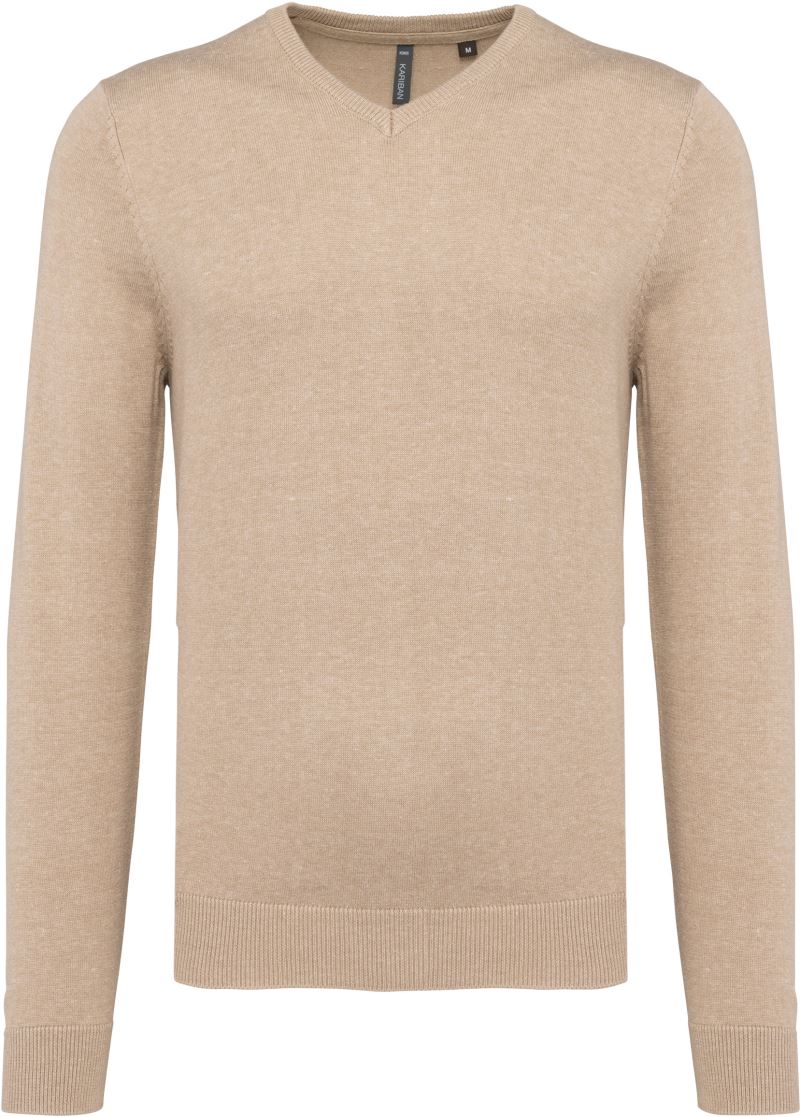 Herren V-Ausschnitt Pullover Kariban | K 965