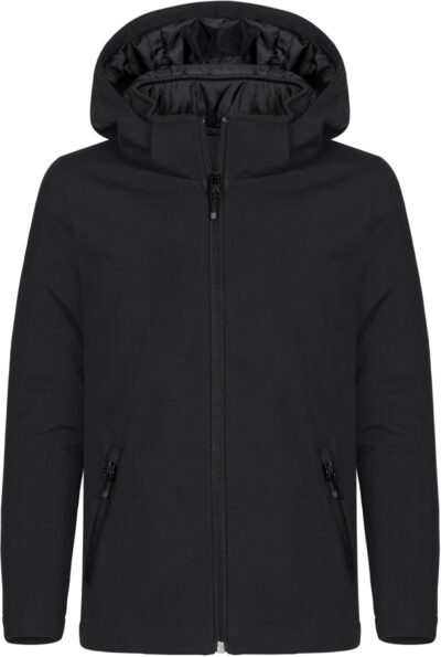 Wattierte Kinder Kapuzen Softshell Jacke Clique | Padded Hooded Softshell Junior Wattierte Kinder Kapuzen Softshell Jacke Clique | Padded Hooded Softshell Junior