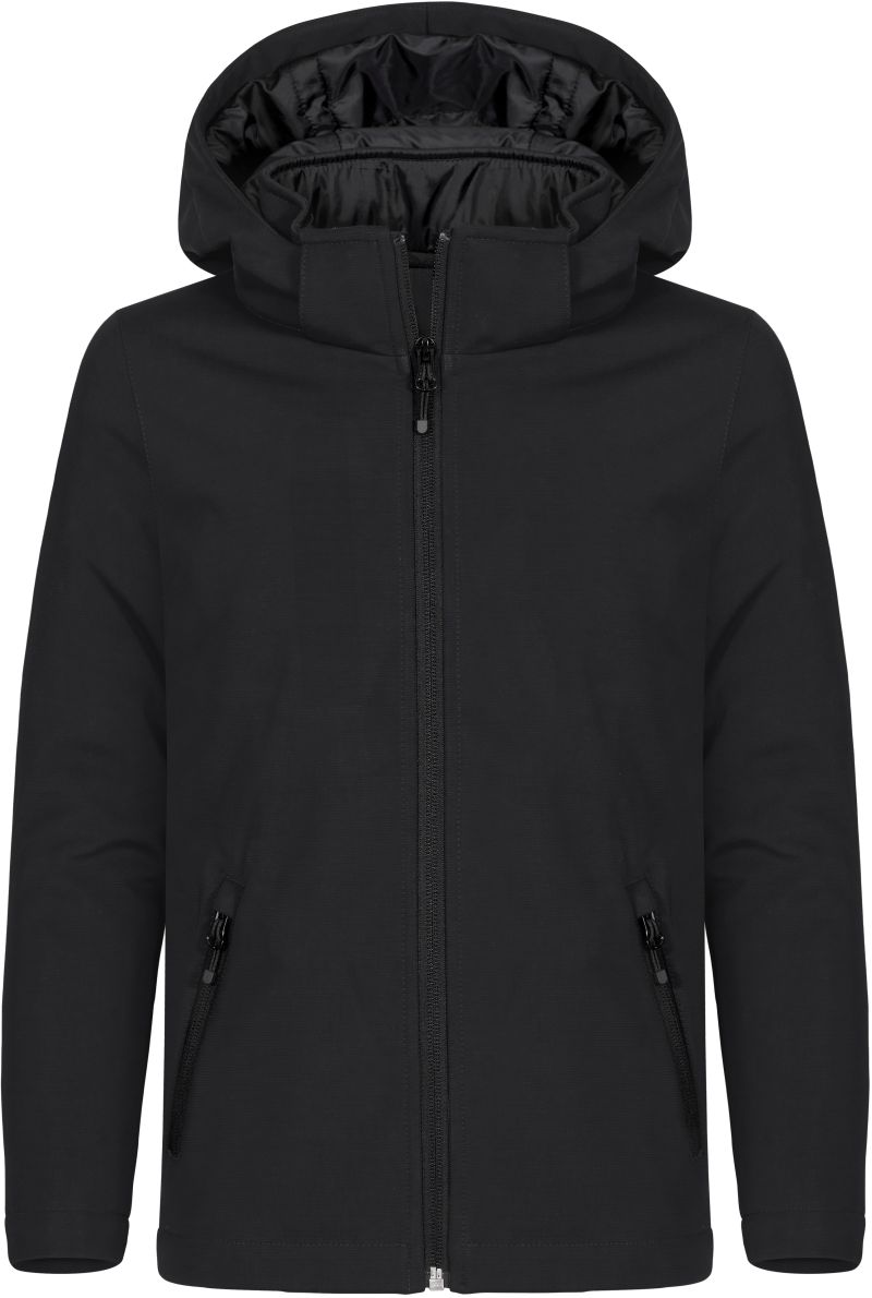 Wattierte Kinder Kapuzen Softshell Jacke Clique | Padded Hooded Softshell Junior