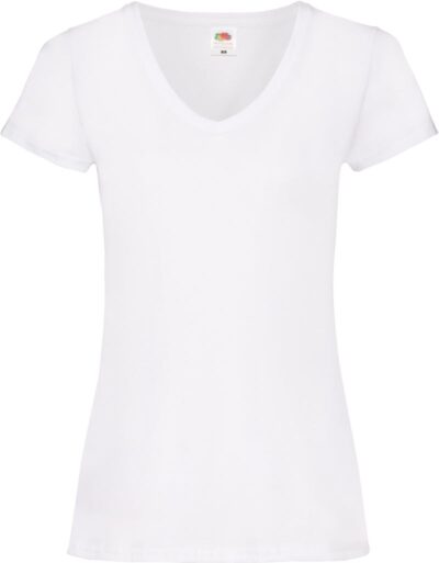 Damen V-Ausschnitt T-Shirt F.O.L. | Lady-Fit Valueweight V-Neck T