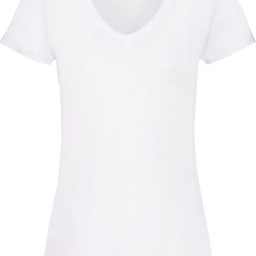 Damen V-Ausschnitt T-Shirt F.O.L. | Lady-Fit Valueweight V-Neck T