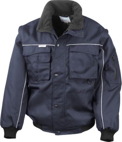 Workwear Jacke mit abnehmbaren Ärmeln Result Work-Guard | R 071X Workwear Jacke mit abnehmbaren Ärmeln Result Work-Guard | R 071X