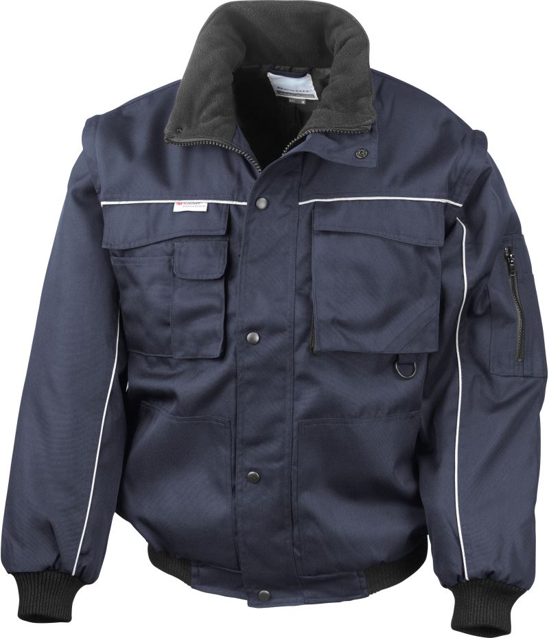 Workwear Jacke mit abnehmbaren Ärmeln Result Work-Guard | R 071X