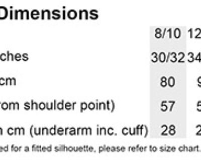 Top mit Mandarinkragen 3/4 Arm Kustom Kit | KK 785 Grössentabelle