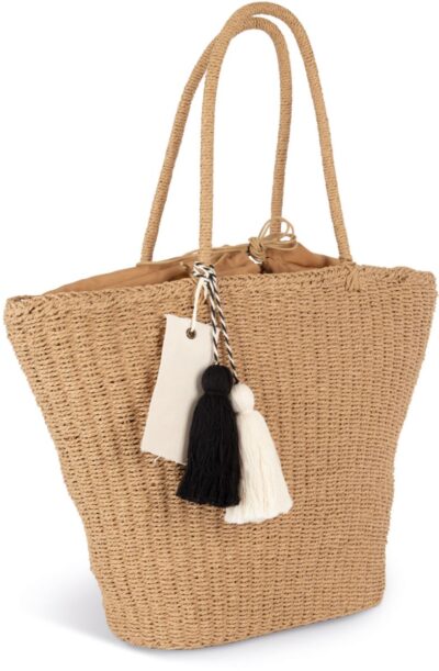 9E2B55D7-4229-4E4E-B4B6-3974A22B01F9 Shopper aus Pflanzenfasern Kimood | KI 5226