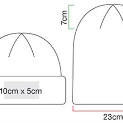 Strickmütze Beechfield | B 386 Grössentabelle