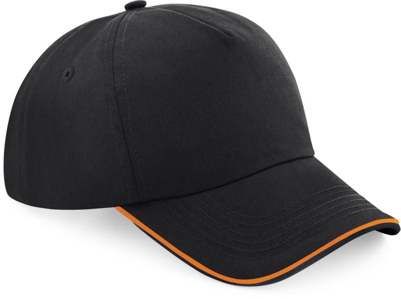 5 Panel Kappe "Authentic Piped Peak" Beechfield | B 25C