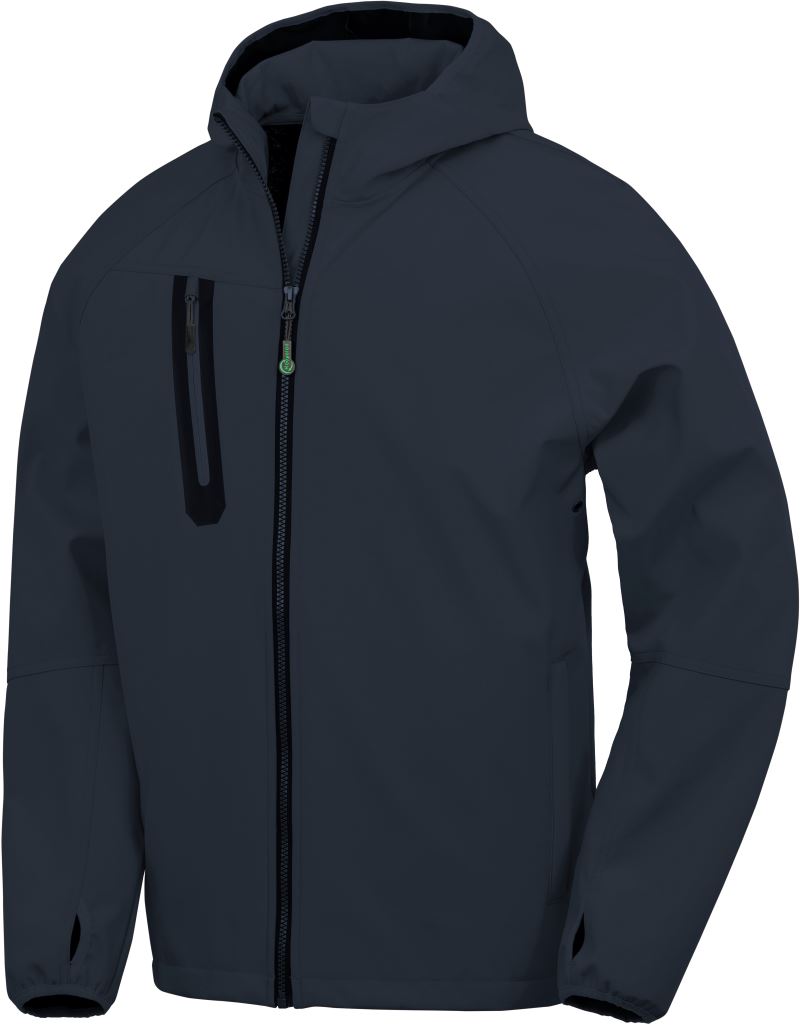 Unisex 3-Lagen Kapuzen Softshell Jacke Result Recycled | R 909X