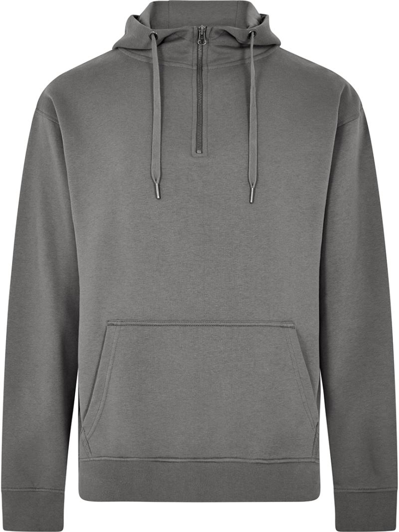 Kapuzen Sweater mit 1/4 Zip Kustom Kit | KK 336