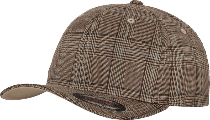 6 Panel Flexfit Glen Check Kappe Flexfit | 6196