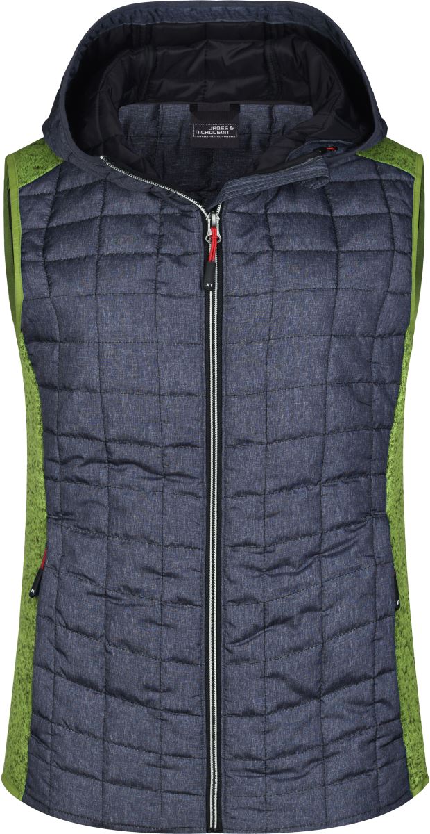 Damen Hybrid Strickfleece Gilet Daiber | JN 767 Damen Hybrid Strickfleece Gilet Daiber | JN 767