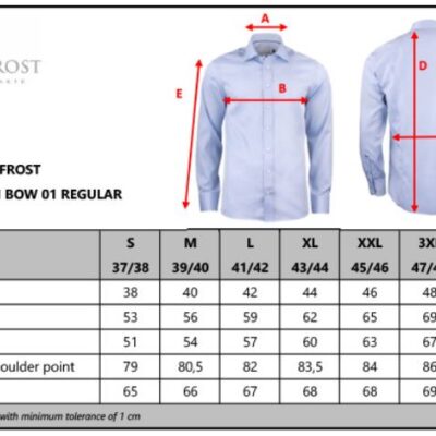 Hemd langarm bügelfrei J. Harvest & Frost | GB 01 Regular Men Grössentabelle Hemd langarm bügelfrei J. Harvest & Frost | GB 01 Regular Men Grössentabelle