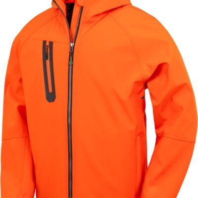Unisex 3-Lagen Kapuzen Softshell Jacke Result Recycled | R 909X Unisex 3-Lagen Kapuzen Softshell Jacke Result Recycled | R 909X