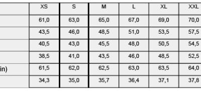 Schwerer Damen Kapuzen Sweater Build your Brand | BY 026 Grössentabelle