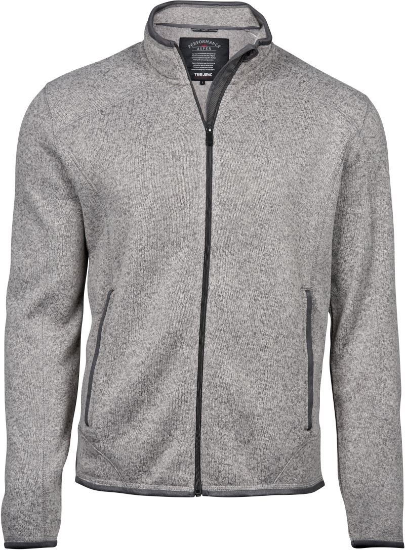 Herren Melange Strickfleece Jacke Tee Jays | TJ 9615