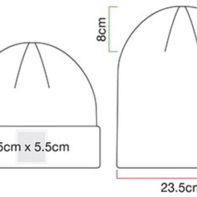 Patch Beanie Beechfield | B 337R Grössentabelle