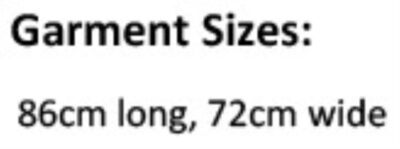 Latzschürze mit Bauchtasche "Colours" Premier | PR 154 Grössentabelle Latzschürze mit Bauchtasche "Colours" Premier | PR 154 Grössentabelle